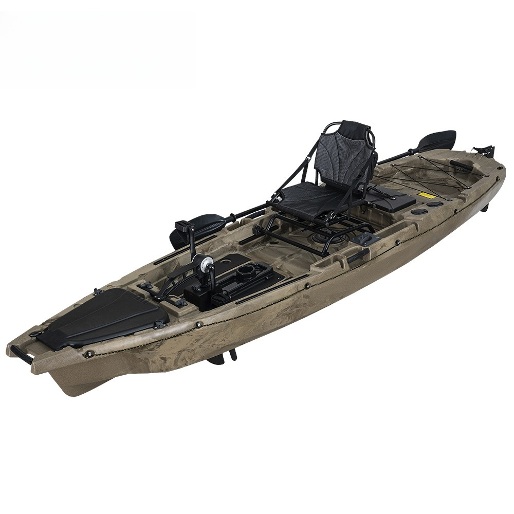 Fishing Kayak Pedal Drive - One-man pedal Kajak plastic kayak hard