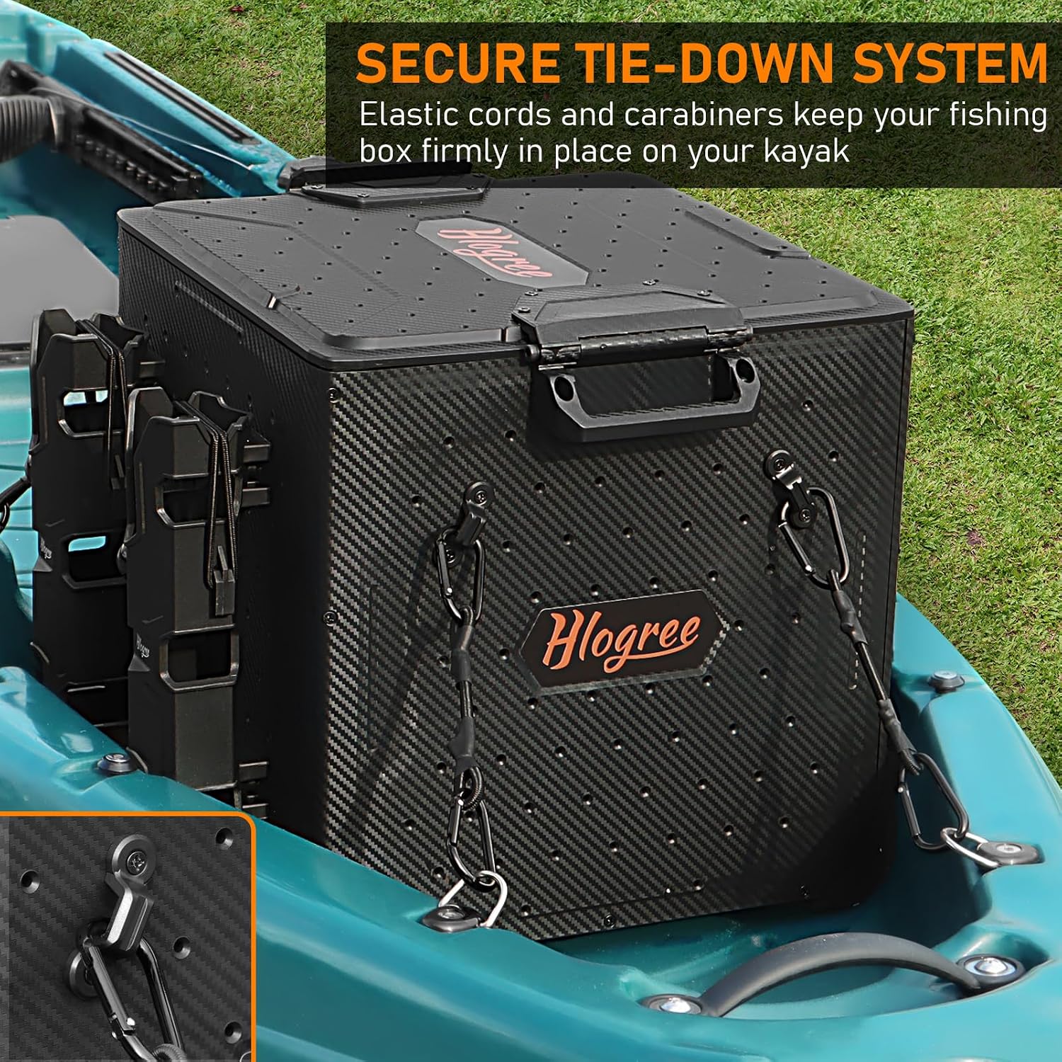Compact Kayak Fishing Crate wi - Fishing Kayak Crate บทวิจารณ์และราคา