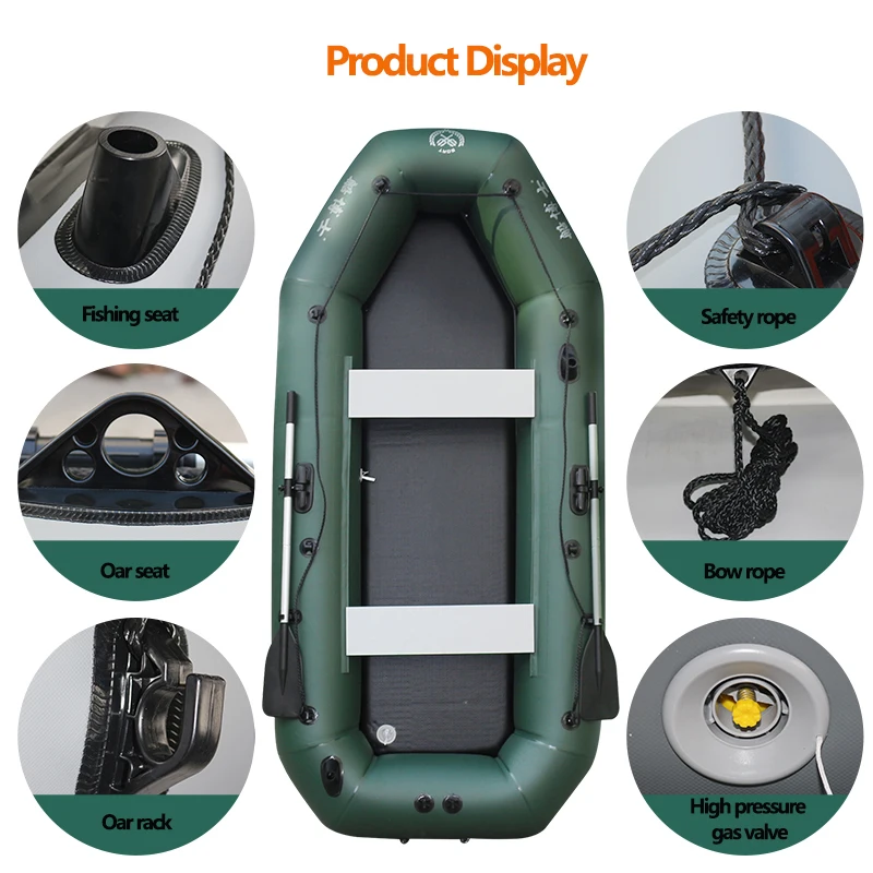 1.75~3.6m Green Fishing Kayak  - Fishing Kayak Sit On Top บทวิจารณ์และราคา