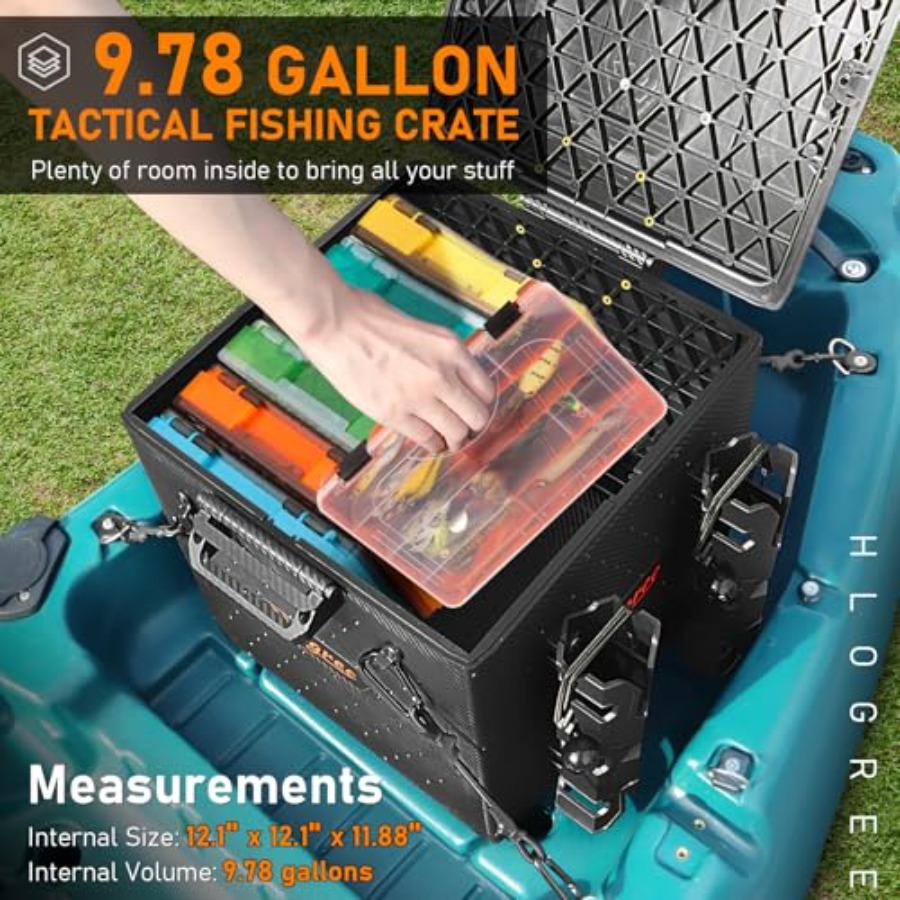 FlexCrate Kayak Fishing Crate  - Fishing Kayak Crate บทวิจารณ์และราคา