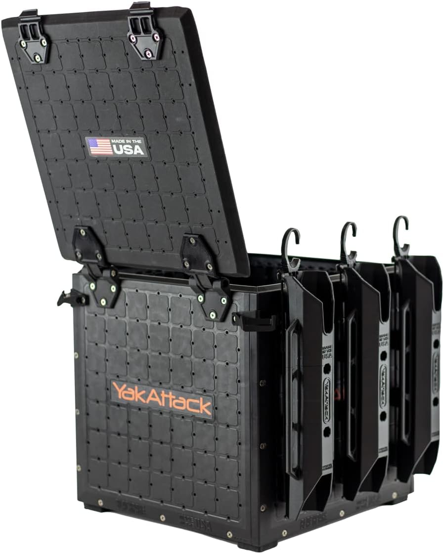 Fishing Crate with 3 Rod Holde - Fishing Kayak Crate บทวิจารณ์และราคา