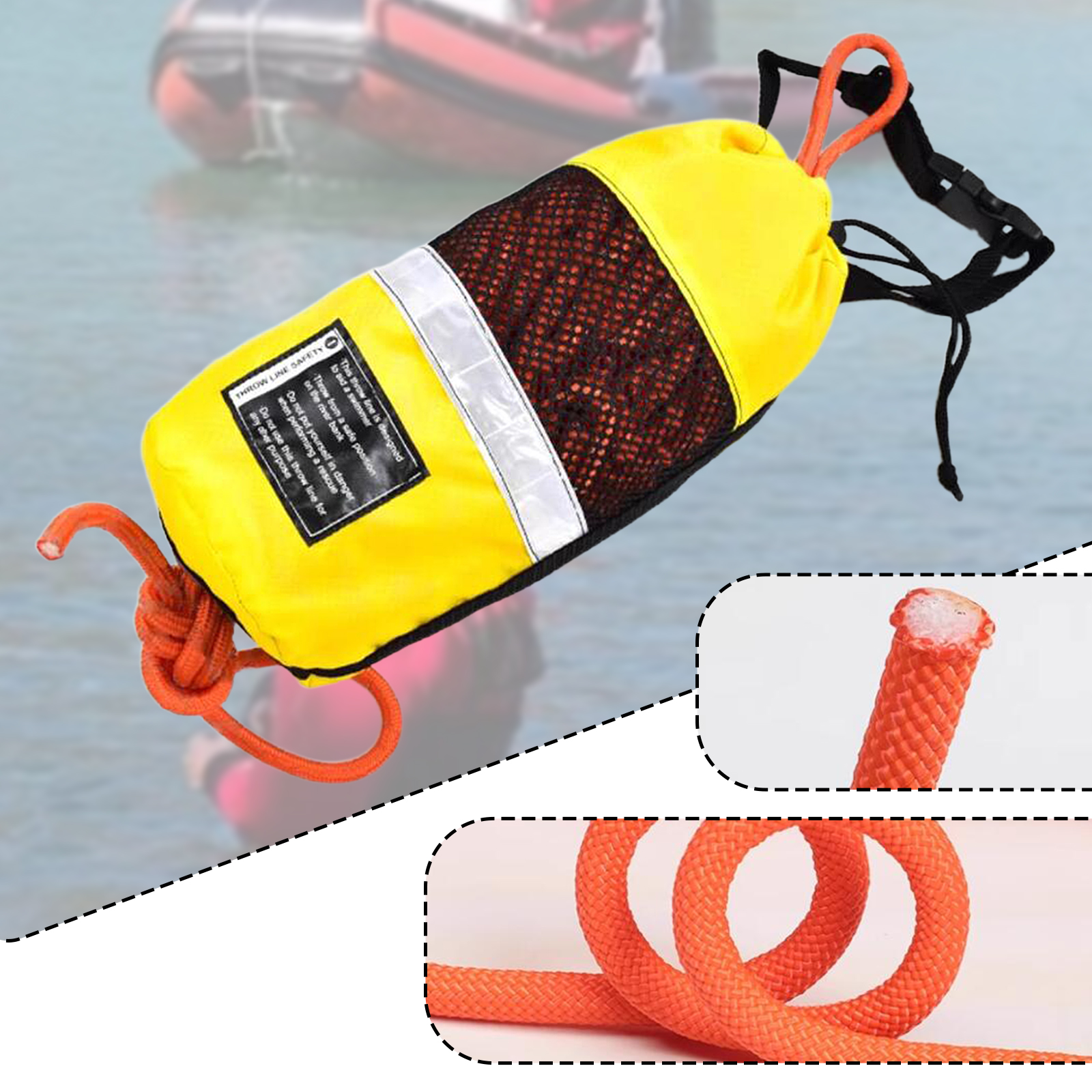 Throw Bag for Water Rescue Mar - Fishing Kayak Crate บทวิจารณ์และราคา