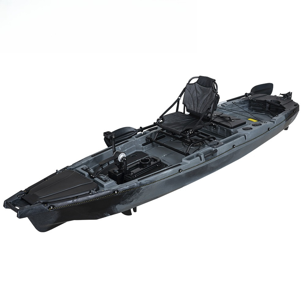 One-man pedal Kajak plastic ka - Fishing Kayak Pedal Drive บทวิจารณ์และราคา