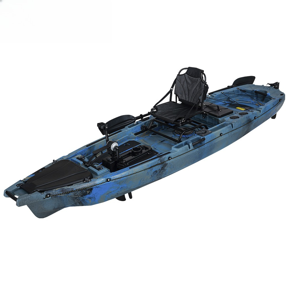 One-man pedal Kajak plastic ka - Fishing Kayak Pedal Drive บทวิจารณ์และราคา