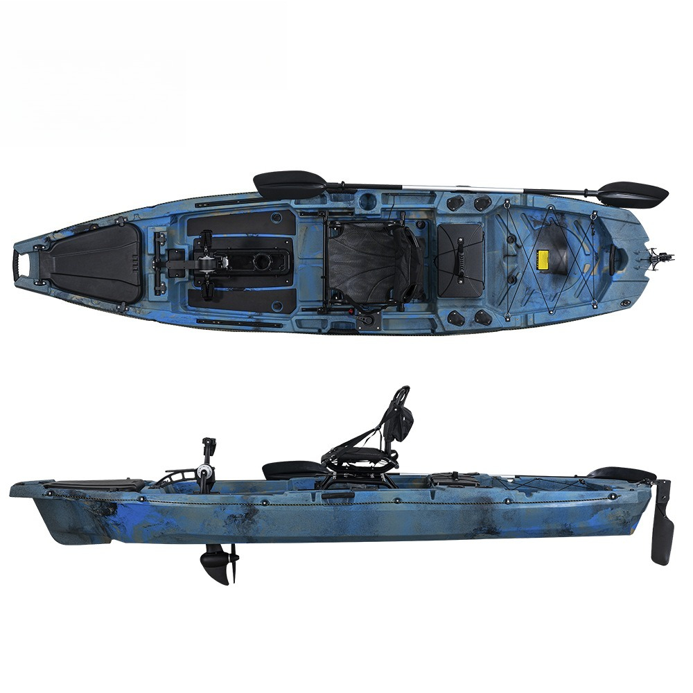One-man pedal Kajak plastic ka - Fishing Kayak Pedal Drive บทวิจารณ์และราคา
