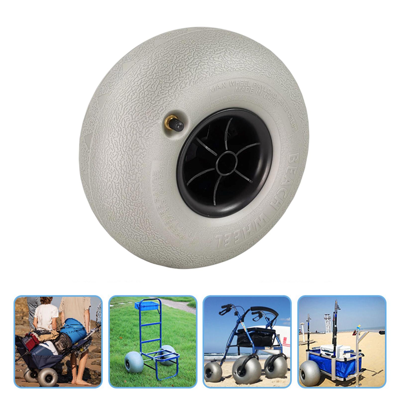 Sturdy PVC Balloon Wheels for  - Fishing Kayak Cart บทวิจารณ์และราคา