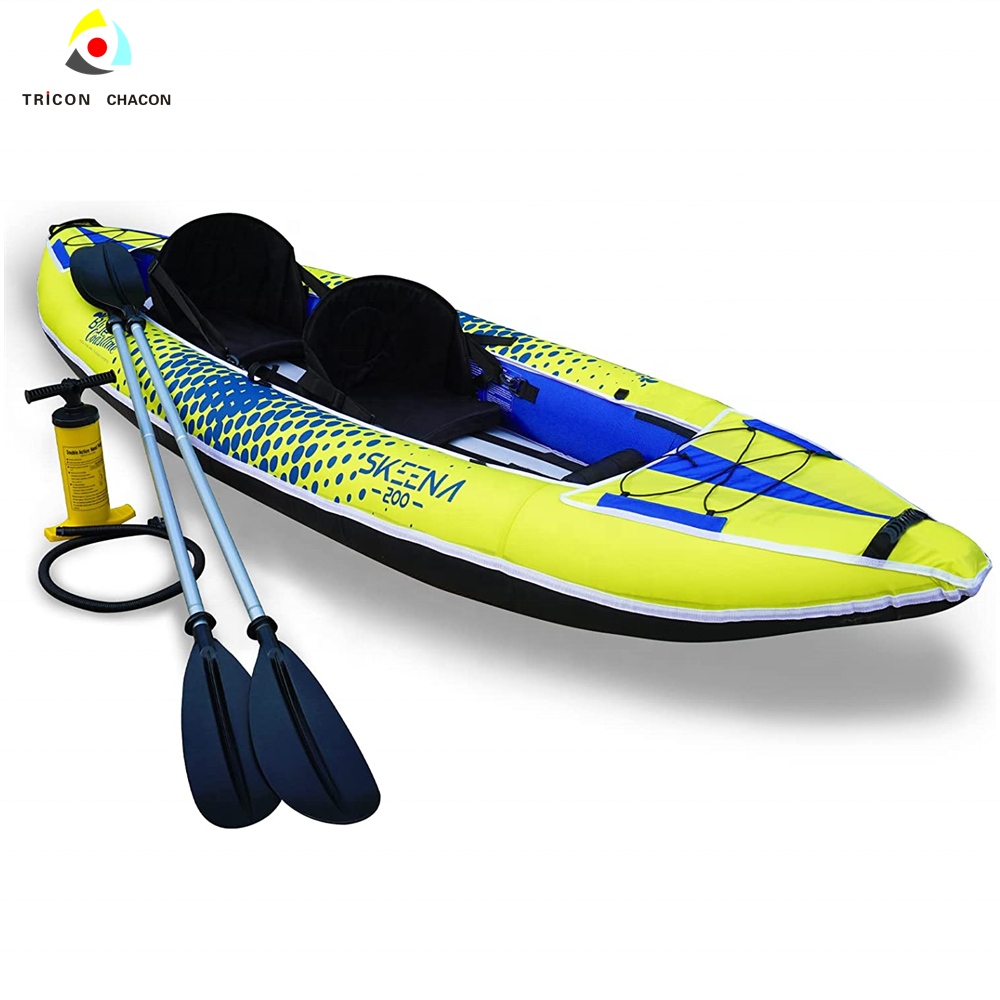 Adult Inflatable Fishing Canoe - Fishing Kayak Paddle บทวิจารณ์และราคา