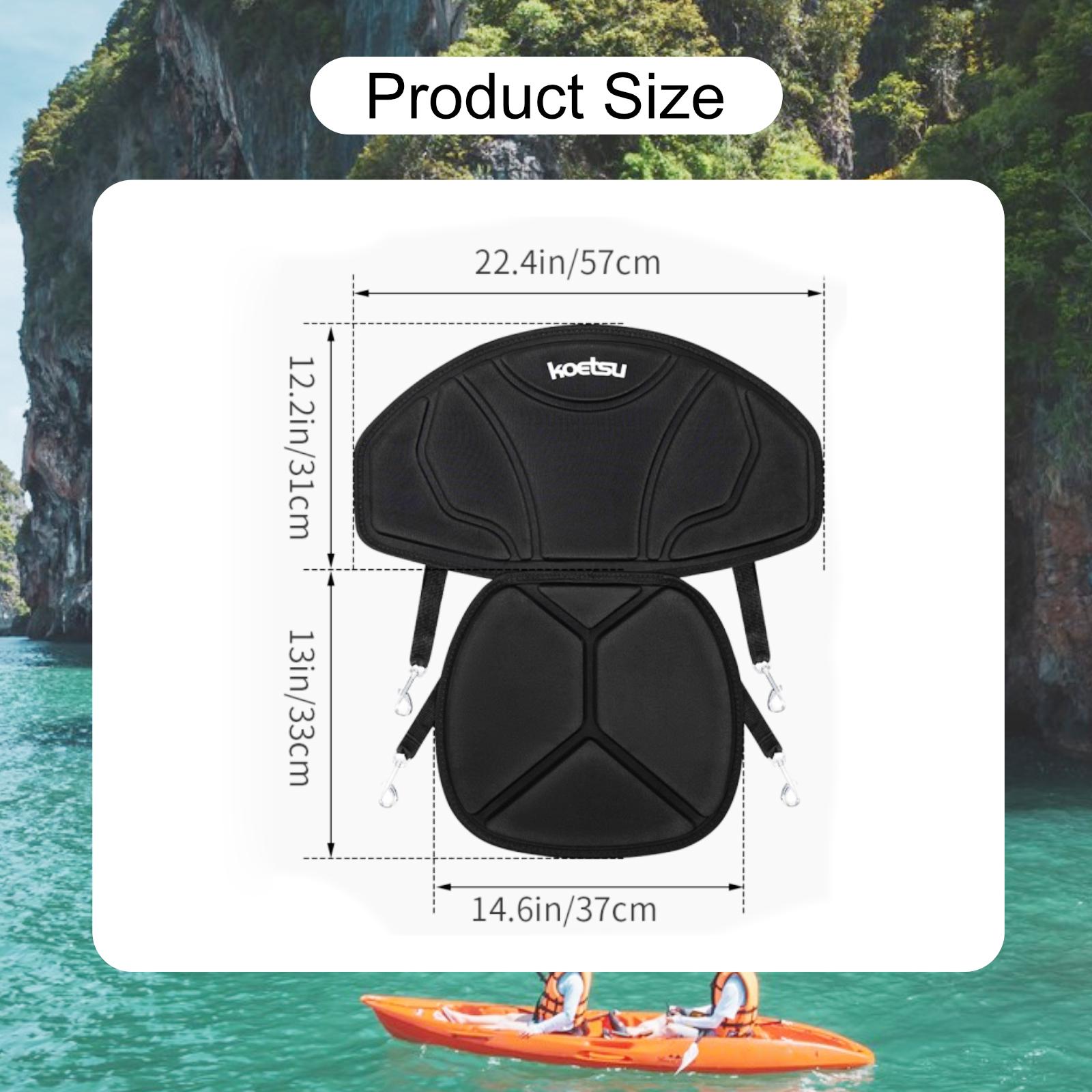 Kayak Seat Cushion Backrest Su - Fishing Kayak Sit In บทวิจารณ์และราคา