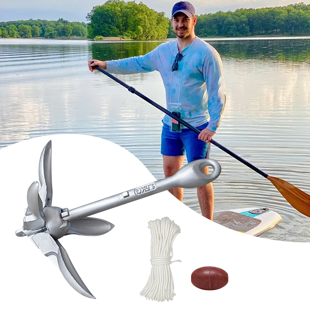 0.7/1.5KG Grapnel Anchor Folda - Fishing Kayak Anchor บทวิจารณ์และราคา
