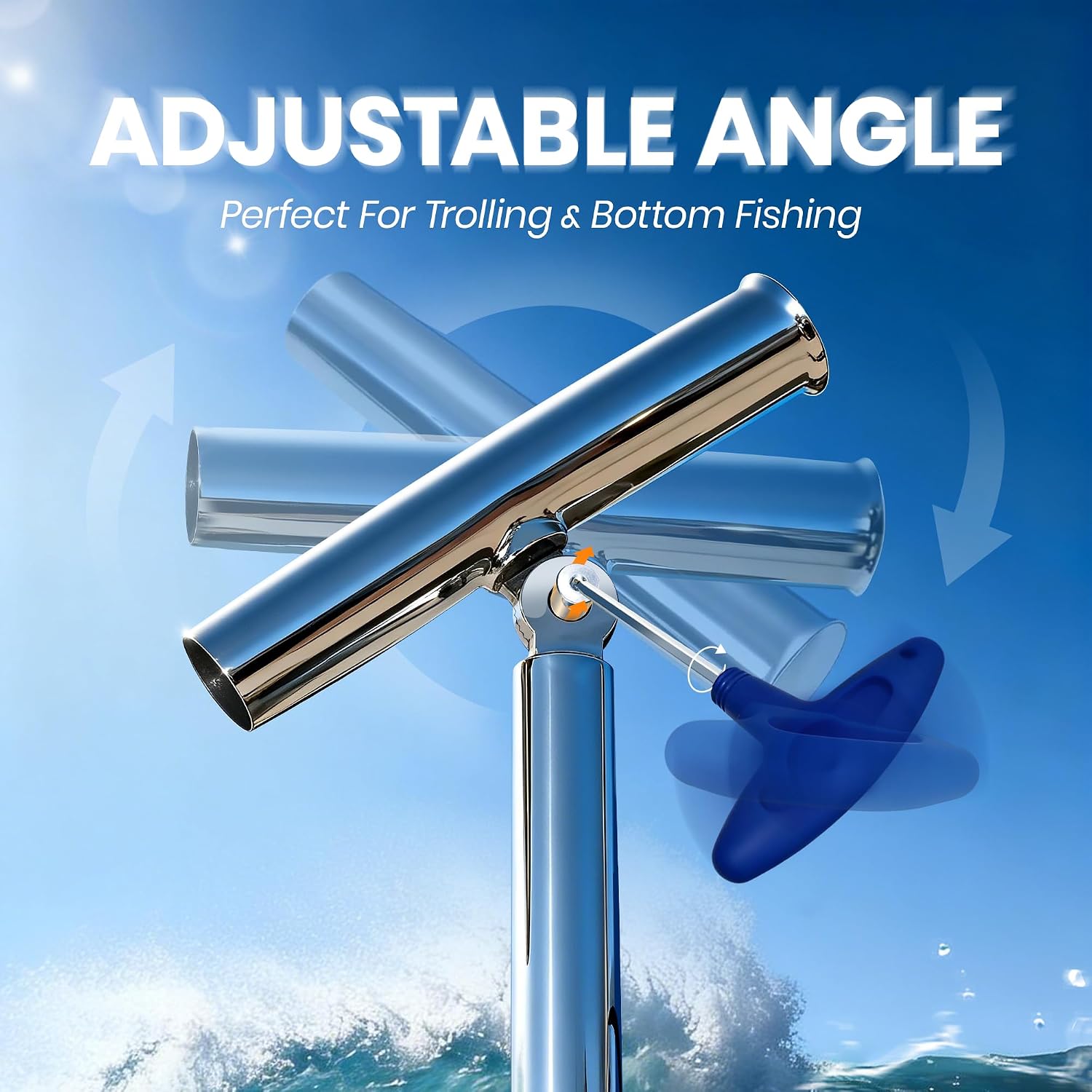 2-Pack Stainless Steel Outrigg - Fishing Kayak Rod Holder บทวิจารณ์และราคา