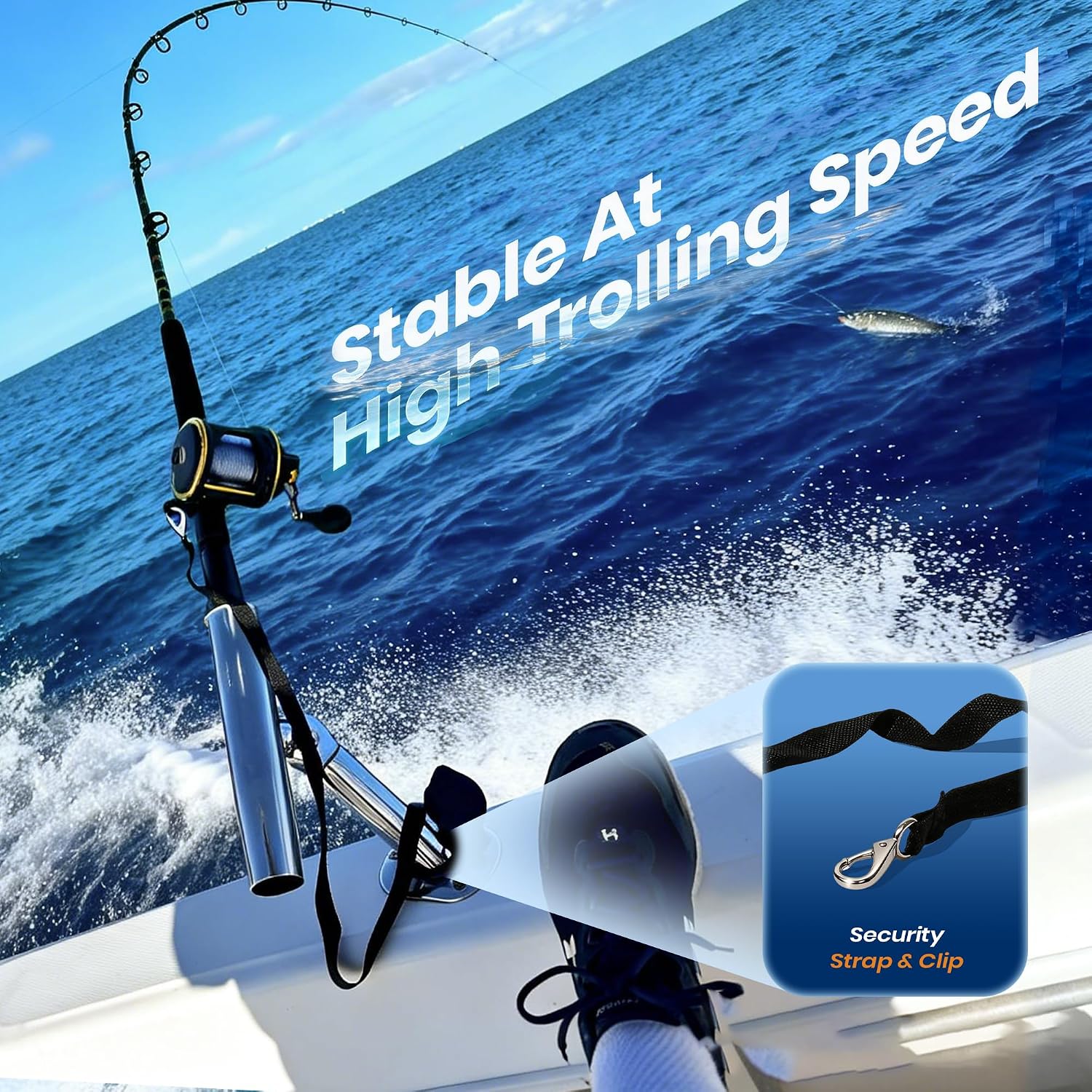 2-Pack Stainless Steel Outrigg - Fishing Kayak Rod Holder บทวิจารณ์และราคา