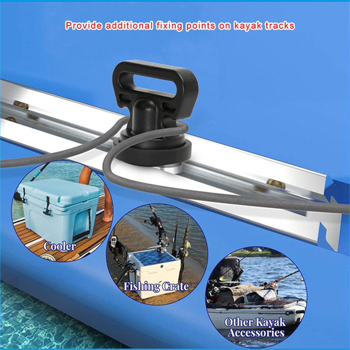 2525+ 4PCS Marine Track Mount  - Fishing Kayak Crate บทวิจารณ์และราคา