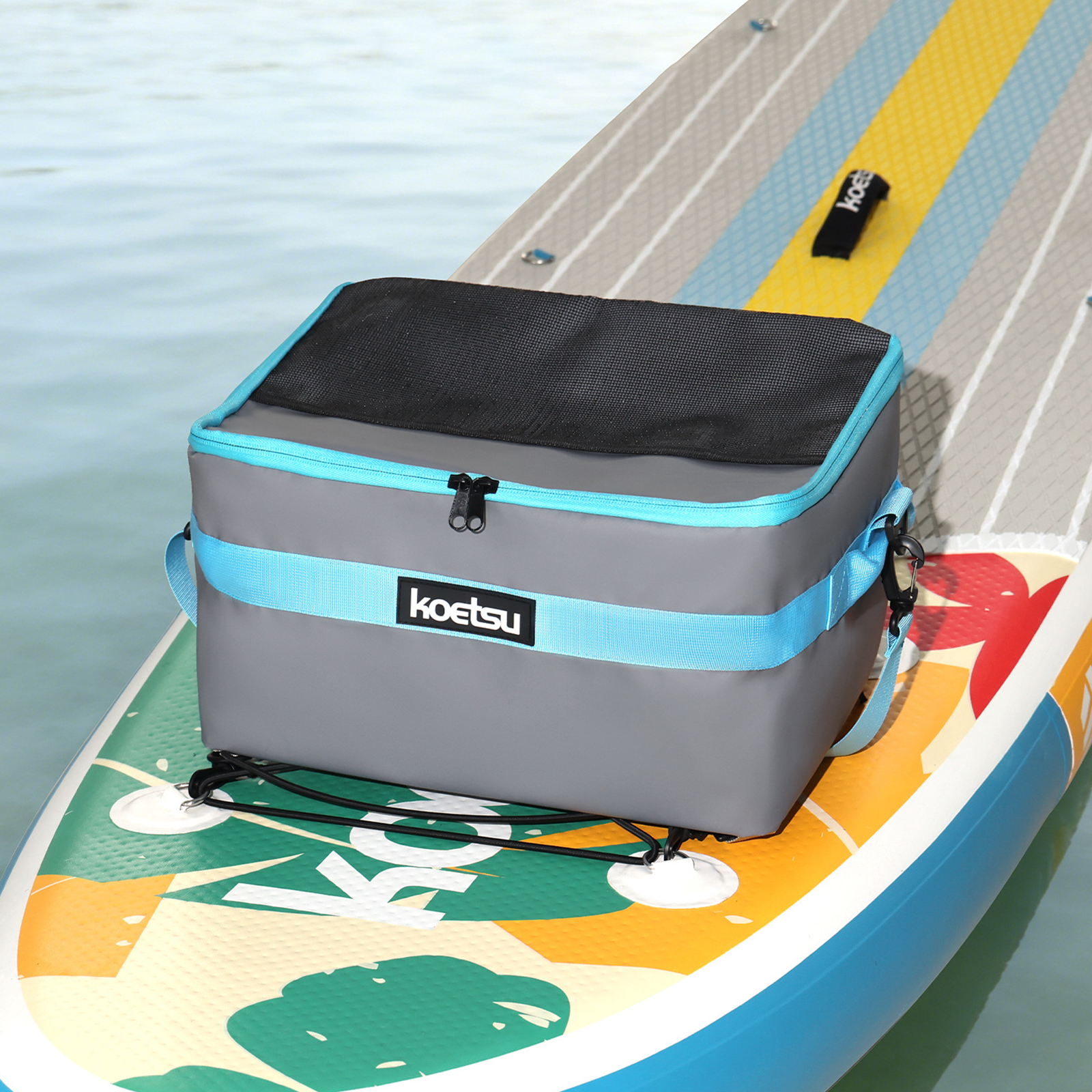 Insulated Paddleboard Cooler w - Fishing Kayak Paddle บทวิจารณ์และราคา