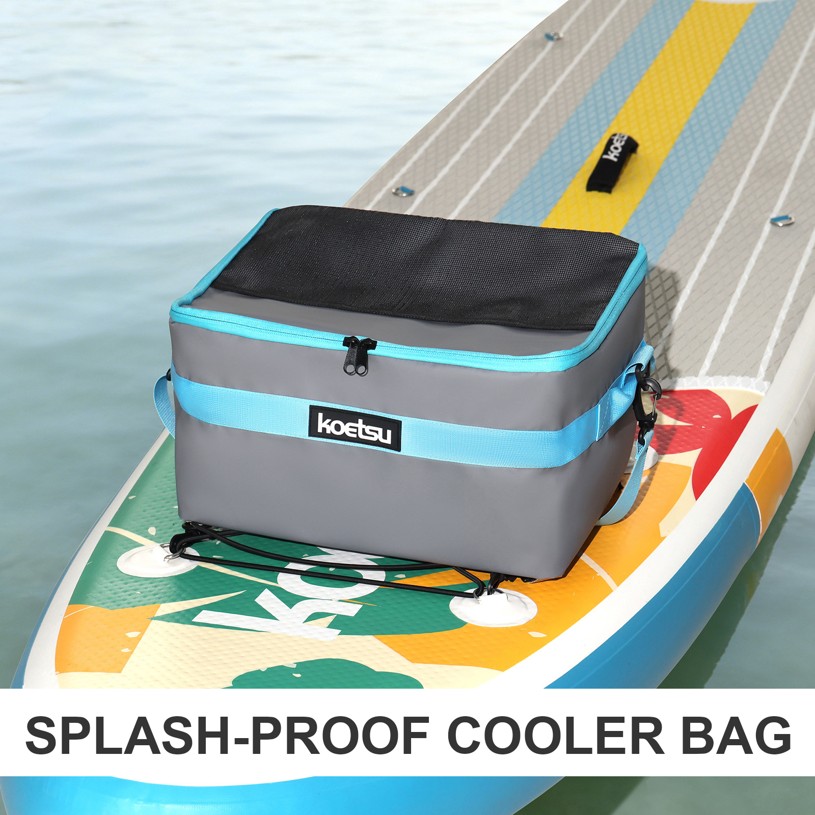 Insulated Paddleboard Cooler w - Fishing Kayak Paddle บทวิจารณ์และราคา