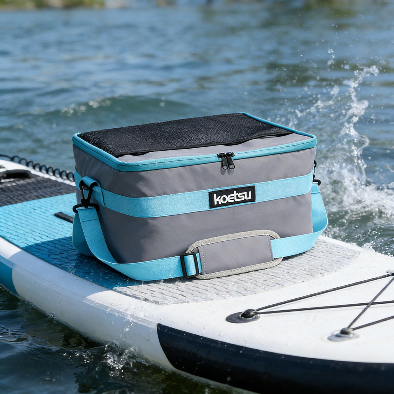 Insulated Paddleboard Cooler w - Fishing Kayak Paddle บทวิจารณ์และราคา