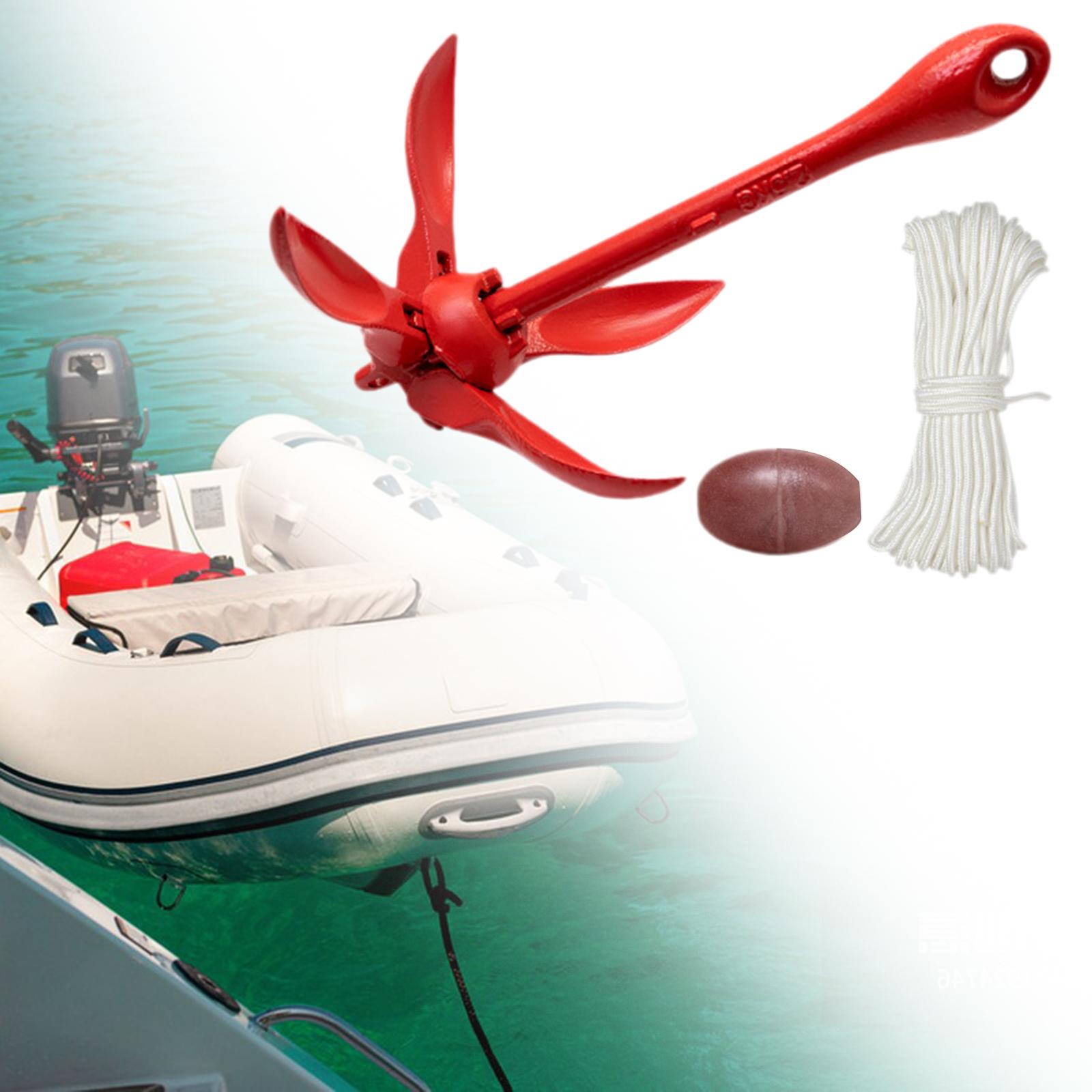 Folding Grapnel Boat Anchor Gr - Fishing Kayak Anchor บทวิจารณ์และราคา
