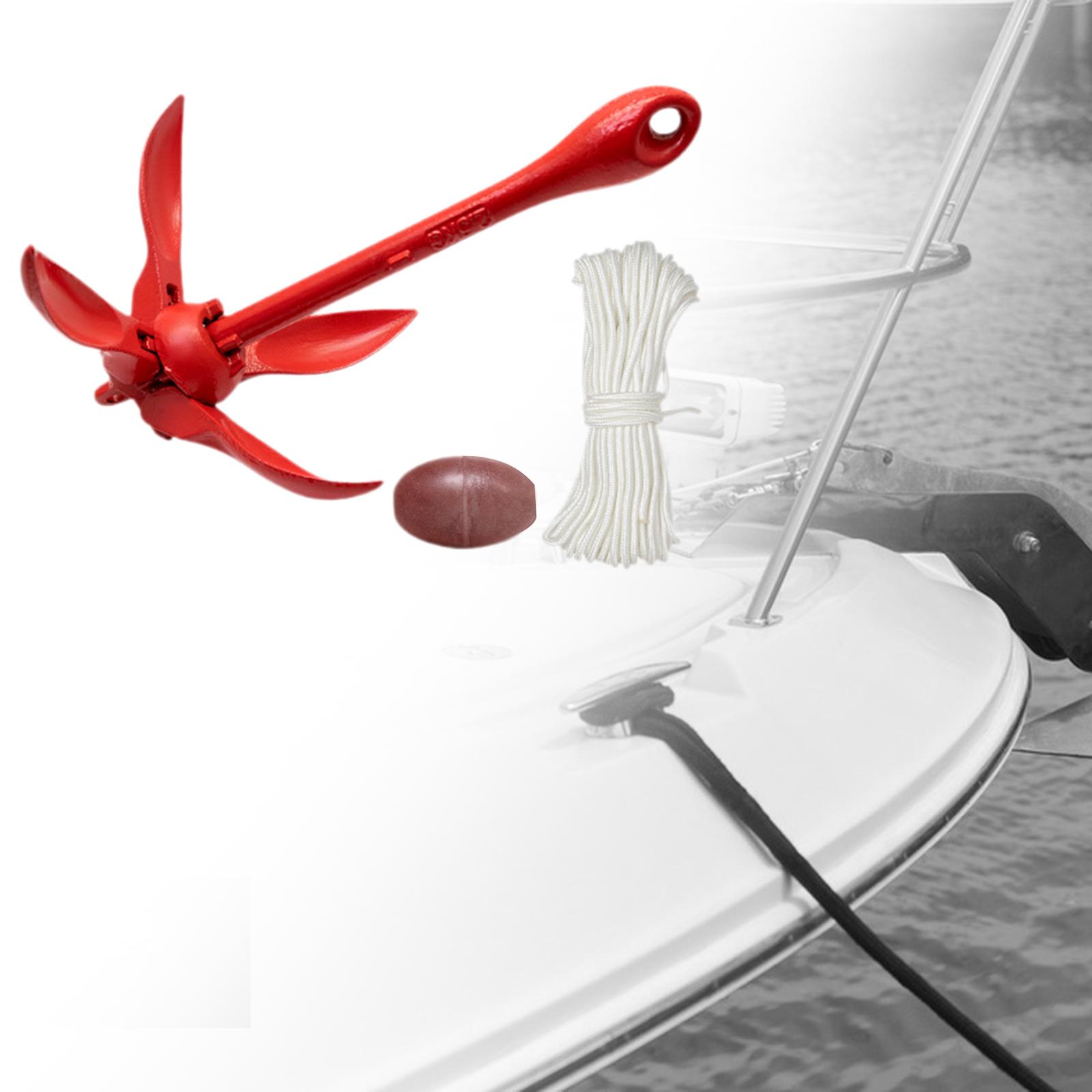Folding Grapnel Boat Anchor Gr - Fishing Kayak Anchor บทวิจารณ์และราคา